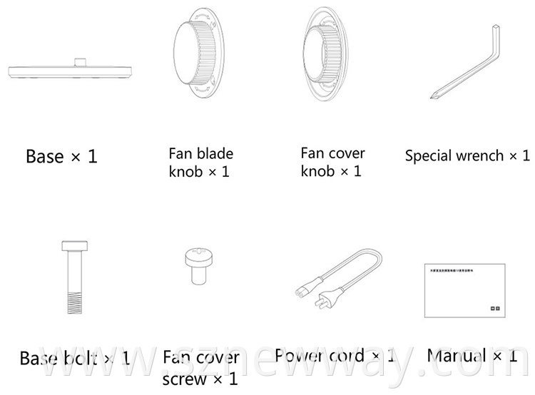 Xiaomi Mi Smart Fan 1x